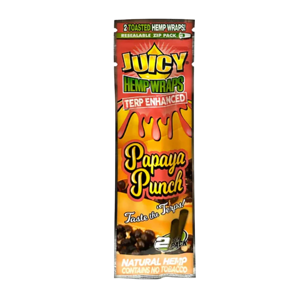 Juicy Jay Hemp Wraps / 2pk / Papaya Punch